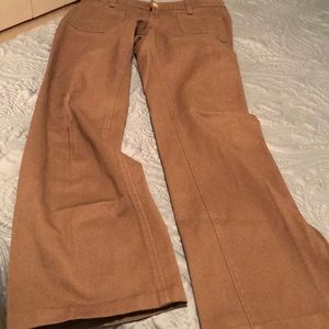 Gucci ladies pants brown 31 waist 32 inseam 40 Euc